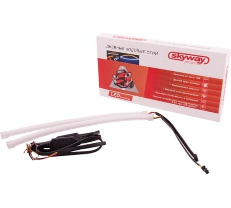 Ходовые огни SKYWAY 12V, 87 SMD, 2 штуки, без поворота, S01501034