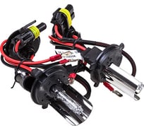 Автолампа ксенон SKYWAY H4 ,12V, 35W, 5000K, комплект 2 шт, провод, блок розжига, ближний свет, SH4, 5000K, D13, 12V, 35W