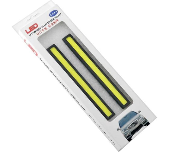 Ходовые огни SKYWAY 12V, COB диод, 2 штуки, S01501032