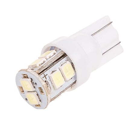 Автолампа диод SKYWAY T10, 12V, 10 SMD, блистер, без цоколя, 1-контакт, 2 шт. S08201333