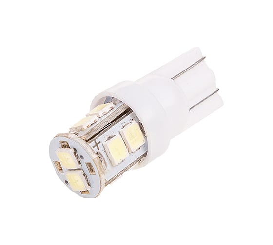 Автолампа диод SKYWAY T10, 12V, 10 SMD, блистер, без цоколя, 1-контакт, 2 шт. S08201333
