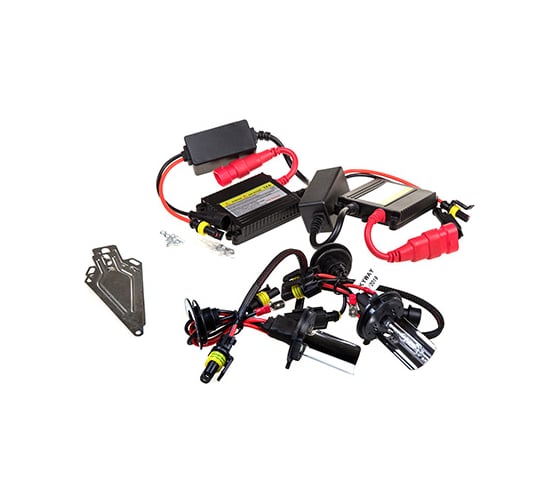 Автолампа ксенон SKYWAY H4, 12V, 35W, 4300K, 3200LM, комплект 2 шт, 2 блока розжига, ближний свет S04501019