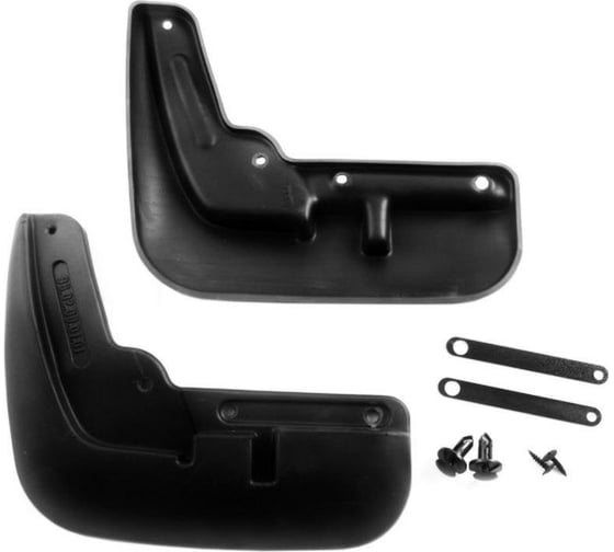 Передние брызговики RЕIN подходят для VOLKSWAGEN Touareg, 2010-2014, 2 шт, 51.31.F13