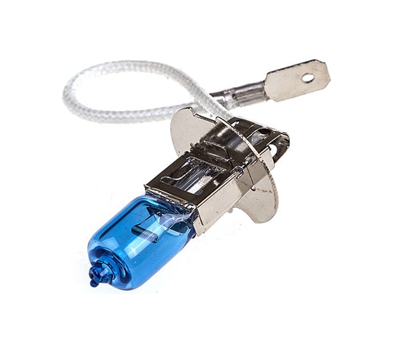 Автолампа SKYWAY XENON WHITE+30, H3, 12V, 100W, 1-контакт, 4500 К, 2 шт H3-12V100W-P B 1