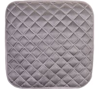 Накидка сиденья SKYWAY EXPENSIV, без спинки, алькантара, серая S01304001