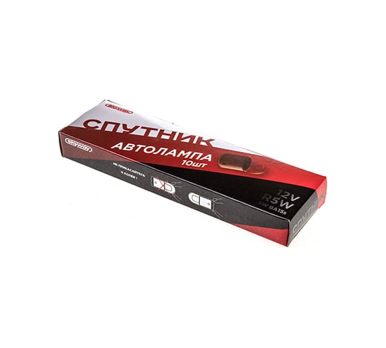 Автолампа SKYWAY R5W, 12V, 5W, с цоколем, BA15s, 1-контактная S09101067