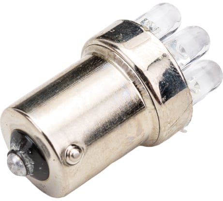 Автолампа диод SKYWAY T18, 12V, 7LED, блистер, с цоколем, 1-контакт, 2 шт. S08201355