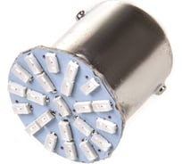 Автолампа диод SKYWAY S25, 24V, 22 SMD диода с цоколем, 1-контакт, min 2, S1156, 3014
