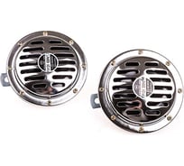 Звуковой сигнал SKYWAY SUPER HORN, дисковый, d=125 мм, 12V, 105dB, металл, 2 шт, S07601001