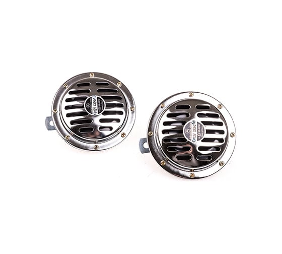Звуковой сигнал SKYWAY SUPER HORN, дисковый, d=125 мм, 12V, 105dB, металл, 2 шт, S07601001 1