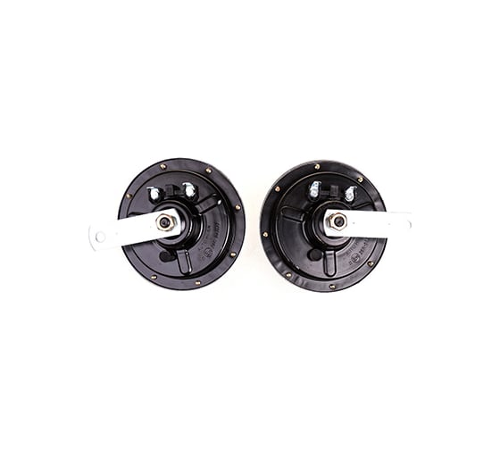 Звуковой сигнал SKYWAY SUPER HORN, дисковый, d=125 мм, 12V, 105dB, металл, 2 шт, S07601001