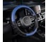 Оплетка SKYWAY Racer-1 M, черно-синяя, экокожа S01102415 5