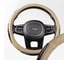 Оплетка SKYWAY Luxury-4, M, бежевая, экокожа S01102380 2