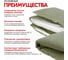 Утеплитель двигателя SKYWAY 160х90см, XL, стекловолокно/брезент ASH-160B 7