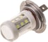 Автолампа диод SKYWAY H7, 12-24V, 18 диодов, блистер, 1-контакт, 2шт. S08202036 1