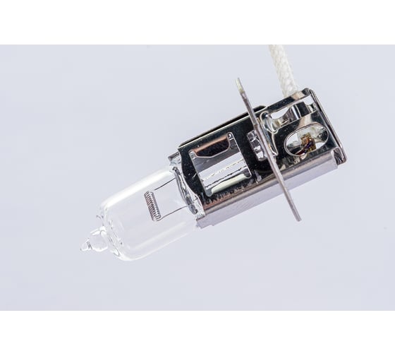 Автолампа SKYWAY H3, 12V, 55W, 1-контактная, 1 шт, ближний, дальний, противотуманные фары H3-12V55W W