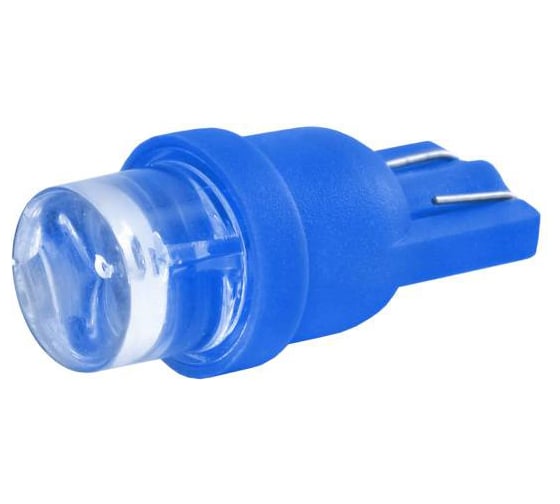 Автолампа диод SKYWAY T10, 12V, 1LED, блистер, Extra Light, без цоколя, 1-контакт, S08201139