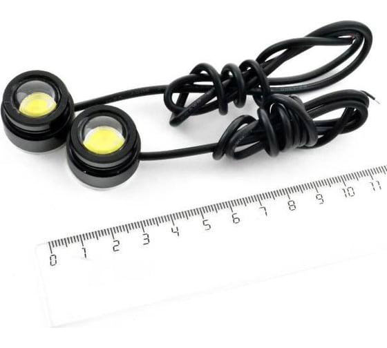 Лампа для комбинирования фонаря дневного ходового огня SKYWAY, 12V, 1 сверхмощный диод, белая, 1W, 2 шт. S08502001