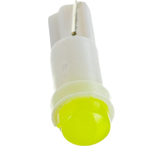 Автолампа диод SKYWAY T5, 12V, 1COB, блистер, без цоколя, 1-контакт, комплект 2 шт. S08201359