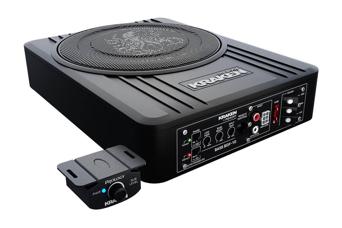 Активный сабвуфер под сиденье PROLOGY KRAKEN BASS BOX-10" 4607940903048 ...