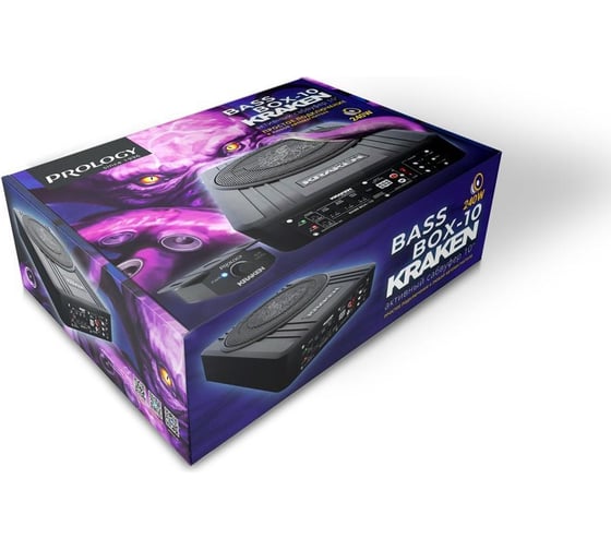 Активный сабвуфер под сиденье PROLOGY KRAKEN BASS BOX-10" 4607940903048