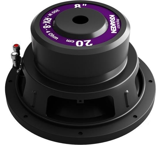 Сабвуфер с одной звуковой катушкой PROLOGY RX-8" KRAKEN 4607940902867