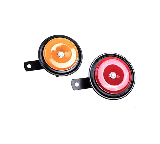 Звуковой сигнал SKYWAY, дисковый, d=90 мм, 12V, 105dB, металл, 2 шт. S07601024