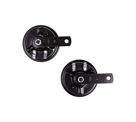 Звуковой сигнал SKYWAY, дисковый, d=90 мм, 12V, 105dB, металл, 2 шт. S07601024