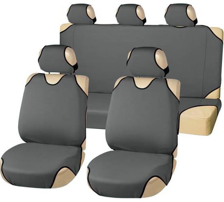 Чехлы-майки SKYWAY RODEO, полиэстер, 9 предметов, серый S01303007