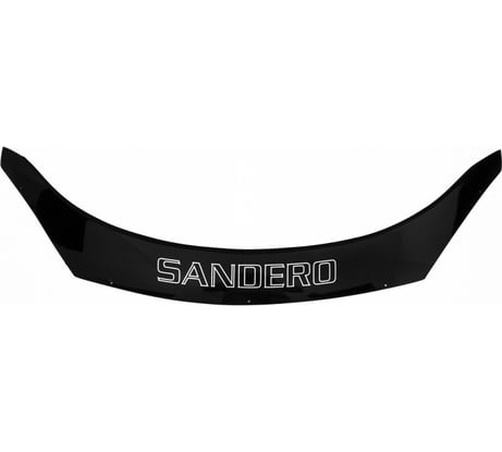 Дефлектор капота REIN RENAULT SANDERO 2009-2012 хэтчбек RЕINHD742