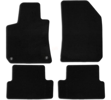 Коврики в салон Klever Econom, универсальные №4, 4 шт. КLEVER0100001200k