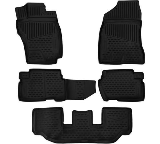 Коврики в салон Element Toyota Wish 4WD, 2009-2012, 2012-, правый руль, 3D, 5 шт. ЕLEMENT3D48142210 1