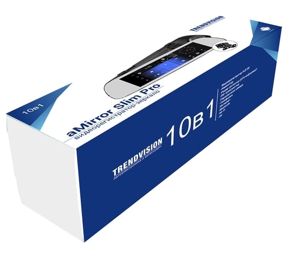 Видеорегистратор зеркало aMirror Slim Pro TrendVision Android TVMSP