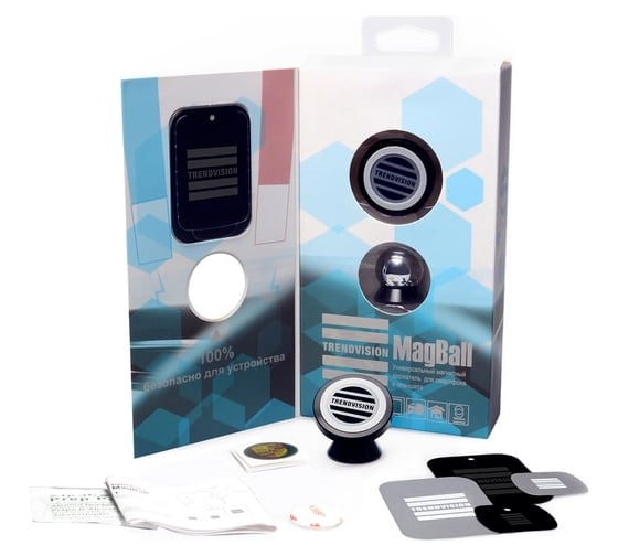 Держатель TRENDVISION MagBall Black черный TVMBB