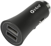 USB Car charger Intro, 2,4 A, зарядки25, CC120,  Б0029358