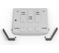 Защита картера Rival Geely Emgrand SS11, V-1.5, МКПП, АКПП, комплект крепежа, алюминий, передний 2023- 333.1936.1