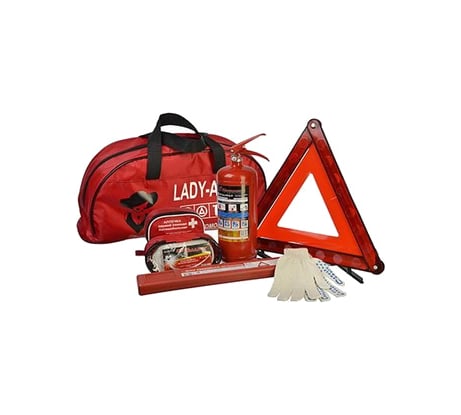 Набор автомобилиста ЛЕДИ АВТО 6 предметов Автостоп H-5 692828