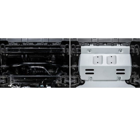 Защита радиатора Rival Tank 300 4WD АКПП 23-/500 4WD АКПП 23-, алюминий 3 мм, 333.4801.1