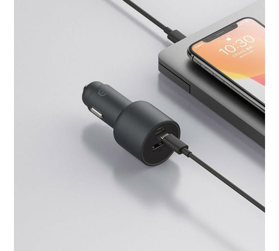 Автомобильное зарядное устройство Xiaomi 67w car charger (type-a + type-c) BHR6814GL