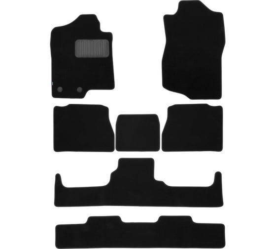 Коврики Premium CADILLAC Escalade 7 мест АКПП 2007-2014, внед., 7 шт. КLEVER 03070622110kh