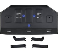 Защита топливного бака Rival baic beijing bj40 акпп 4wd 2023-, сталь 1.5 мм, с крепежом 111.3506.1