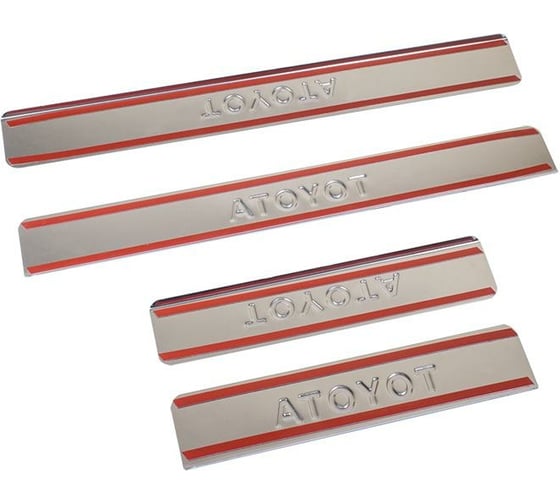 Накладки внутренних порогов DolleX, TOYOTA Hilux, NPS-048