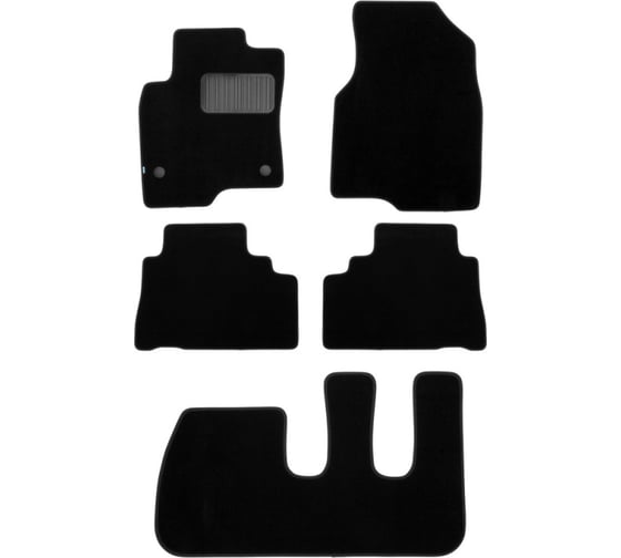 Коврики в салон Premium CHEVROLET Captiva 2012- внед., 5 шт. текстиль КLEVER03081922110kh
