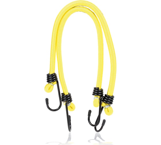 Резинки Alca 2 шт х 40 см, d 8 мм, для багажа, жёлтые 882040