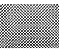 Облицовка радиатора DolleX, алюминий, 120 х 20 см, черная, ячейки 10 х 5,5 мм, DKS-120