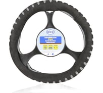 Чехол на руль черн. торц.вст. серый 37-39 см Alca 596 200