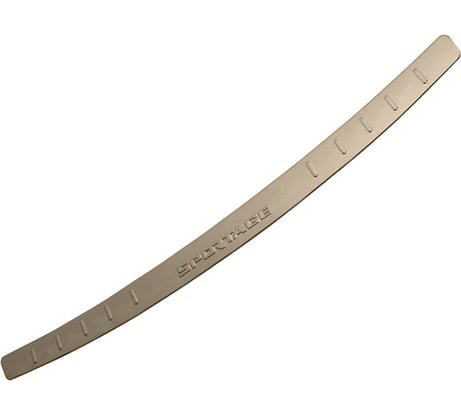 Накладка бампера декор DolleX, KIA Sportage 2016-&gt, штамп SPORTAGE нерж. сталь, NBI-059