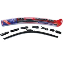 Щетка с/о AV-400Т AUTOVIRAZH, 35 см / 14", мультиадаптерная, бескаркасная, Teflon Pro, AV-001414