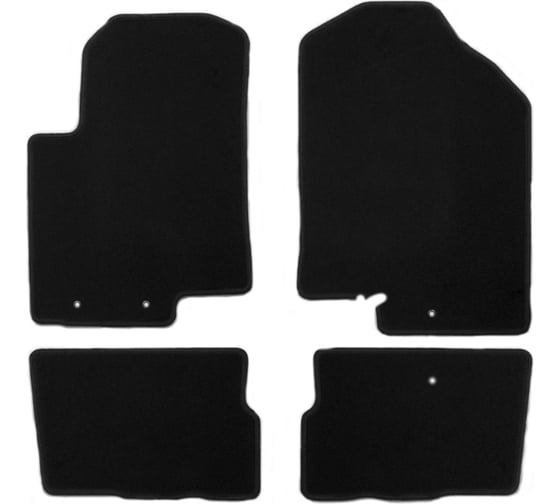 Коврики в салон Klever Econom KIA Soul 2008-2013, хб., 4 шт. KVR01253701200k