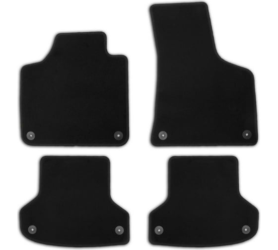 Коврики в салон Klever Econom AUDI A3 5D АКПП 2007-, хб., 4 шт. КLEVER010410101200k 1